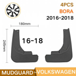 Car Mud Flaps For VOLKSWAGEN Bora 2016-2018  2017 Mudflaps Splash Guards Front Rear Fender Mudguards car stickers