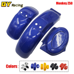 Eesmine ja tagumine poritiib Plastikust kroomitud Honda Mini Trail Bike MONKEY DAX Z50A Z50R Z50J Z110 Z125 Osad Tarvikud SideYellow