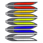 2 tk auto helkurribad kaitseraua kaitse s&uuml;sinikkiust kere ohutuskleebis Auto kriimustusvastane teip auto kaunistus C-Green