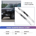 1 paar Volvo XC60 MK2 2025 autole Esiosa Kaitseraua Hele Riba Kroomitud 32227905 32227906 h&otilde;be