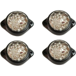 APSMOTIV 4 tk L&auml;bipaistvad LED-id Veoautodele, Haagisele, Kabiini M&auml;rgistustuled, RV, Paatidele, Tagatuli, Pidurituli 12V