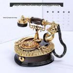 Yi Zhi Lin Retro Euroopa P&ouml;&ouml;rdvalikuga Telefon Muusikakarp - Vintage Kodu Kaunistus V&auml;ljapanek