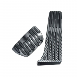 For 20 models of Camry,Lexus ES,Crown,Land Cruiser,Carbon fiber patterned throttle and brake pedals 2 PC
