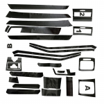 1 komplekt LHD auto siseosa DIY kleebis armatuurlaud k&auml;igukangi paneeli kate sisekujundus sobib Mercedes Benz E-klassile W212 2009-2013