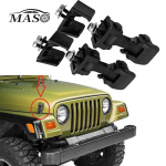 Must auto mootori lukk kapoti riivi p&uuml;&uuml;durkatte jaoks JEEP WRANGLER 1997-2006 TJ 1997-2006 55176636AD