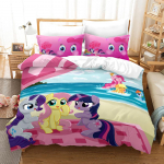 My Little Pony Tekikott Komplekt Voodipesu Tekikotid Kuninglik Suurus Puuvill 3D Laste Voodipesu Komplekt 3-osaline 1 Tekikate EU Single(135*200cm)3pcs