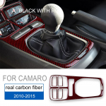 Chevrolet Camaro 2010 2011 2012 2013 2014 2015 jaoks P&auml;ris pehme s&uuml;sinikkiust lisatarvikud Salongi viimistlus Auto k&auml;igukangi paneeli kleebis