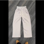 American Retro kahekihilised dressip&uuml;ksid Y2K p&uuml;ksid Unisex naiste &uuml;hev&auml;rvilised kirjaga graafilised tikitud vabaaja kottis dressip&uuml;ksid XXL hall