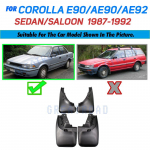 4 tk vormitud poritiivad Toyota Corolla E90 AE90 AE92 1987 - 1992 Sedaan Saloon Coupe jaoks Porikaitse Flap 1989 1990 1991