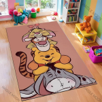 15 suurust Notsu ja Eeyore mustriga vaip magamistuppa elutuppa p&otilde;randamatt kodukaunistuseks libisemiskindel p&otilde;randapadi vaip kingitus 100x120cm