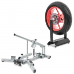 Dispositif de montage de pneu + &eacute;quilibreuse de roues