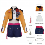 Kpop Deemonik&uuml;tid Rumi Zoey Mira Cosplay Huntrix Kost&uuml;&uuml;m T&uuml;drukutele Riided Grupi Idol Rollim&auml;ng Halloweeni Karnevali &Uuml;likond 3XL