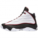 Jordan Pro Strong Cushioning High top Basketball Shoes Men's Black Red White 407285-005 44