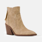 Retro Moodne Chelsea Saapad K&otilde;rge Kvaliteediga Suede Pahkluusaapad Naistele Trendikas Paksude Taldadega Kingad K&otilde;rge Kontsaga Libistatavad Saapad Zapatos De Mujer 42 aprikoosi