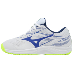 Mizuno BREAK SHOT 5 AC Breathable Low top Tennis Shoes Unisex White Blue 61GA254020 39 white