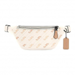 Coach Warren 29 Monogrammiga Prinditud Nahast Crossbody Kott Meeste kotid Beež C4138-QBCHK Basic Set (Bag+Dust Bag)