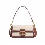 Kott Coach Morgan 26 Metalllogo Klappkinnitusega L&otilde;uend ja Peen Vasikanahk T&otilde;mblukuga K&auml;e- ja &Otilde;lakott Keskmine Naiste k&auml;ekotid Kuldne Looduslik Mitmev&auml;rviline CS191-IMNAM Gift Box Set (Basic Set+Yellow Box)