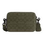 Coach Charter 19 Klassikaline Monogramm Kahekordne T&otilde;mblukuga Sulgemine Kangas ja Nahk &Otilde;la Crossbody Kott V&auml;ikesed Meeste kotid S&otilde;jav&auml;eroheline CU206-ARY Basic Set (Bag+Dust Bag)