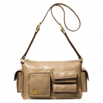 Michael Kors Mk Dakota Logoga Nahast &Otilde;lakott Keskmine Naiste &otilde;lakott Kuldne Beež 30S5AM3L8Y-BIRCH Basic Set (Bag)