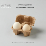 Nuoxian Biolagunevad 2-munalised paberimassist karbid 2-Egg Capacity, 100 Count