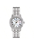 Tissot women's mechanical watch, stainless steel strap, water-resistant up to 30 meters, Model T045.207.11.113.00 beež