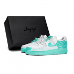 Nike Air Force 1 Libisemisvastased Madalad Rula Kingad Unisex Valge Tiffany CW2288-111(Team80-SBOX) 36.5