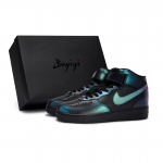 Nike Air Force 1 Skateboard Shoes Unisex Mid top Black CW2289-001(Team80-S-BOX) 42
