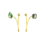 Swarovski Numina Vee tilk As&uuml;mmeetriline disain Segal&otilde;ige S&auml;delevad kristallk&otilde;rvar&otilde;ngad Naiste k&otilde;rvar&otilde;ngad 5626077 Gold,F