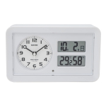 Casio &Auml;ratuskell Automaatne, Raadiojuhitav, Valge, Analoog, Uinutusfunktsioon, Valgustus, TTM-170NJ-7JF valge