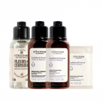 L'OCCITANE Reisikomplekt 75ml(Shower+Shampoo+Hair Care)+Shampoo 6ml