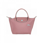 Longchamp Le Pliage Club L&uuml;hikese k&auml;epidemega kokkupandav nailonist ja nahast kandekott Naiste kandekotid Kuivatatud roos 1623619P13 Basic Set (Bag)