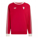 adidas Unisex Originals Manchester United &Uuml;mmarguse kaelusega dressipluus Punane JM5563 M
