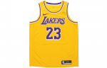Nike NBA LA Lakers Lebron James Icon Edition Swingman S&auml;rk 'Kollane'