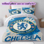 Chelsea F.C Muster Voodipesu, Tekikomplekt Tekikate Padjap&uuml;&uuml;r Kodu S&uuml;nnip&auml;evakingitus (1*tekkikott+2*padjap&uuml;&uuml;r, ilma t&auml;idiseta) 135x200cm