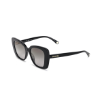 Chaneli logo ebakorrap&auml;rase kujuga p&auml;ikeseprillid Naiste p&auml;ikeseprillid Must 22660587 F,Black