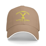 Yellowstone Duttoni Rant&scaron;o Graafiline Tr&uuml;kiga Pesapallim&uuml;ts Igap&auml;evane Vabaaja Sandwich-nokaga M&uuml;ts Unisex Hingav Reguleeritav Snapback M&uuml;ts Adjustable beige