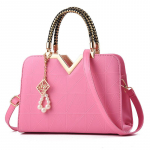 Yogodlnsi s&uuml;gis uus Euroopa ja Ameerika kommiv&auml;rvi stiilis k&auml;ekott Trend Fashion &otilde;lakott Crossbody kott 28.5x12x20cm roosa