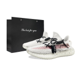 Adidas Originals Yeezy Boost 350 V2 Abrasion Resistant Low top Casual Shoes Unisex White HQ6316(Team373-BOX) 45⅓