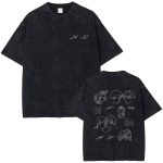 Kuum rivaliteet Klassikaline tsitaat Kas sa tuleksid minu suvilasse Vintage pestud T-s&auml;rk Mehed Naised Uudsus Huumor &Uuml;lem&otilde;&otilde;dulised T-s&auml;rgid Topid 2XL black