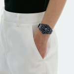 CASIO EDIFICE 100M veekindel Kvarts Terassihmaga meeste k&auml;ekell must sihverplaat EFV-150DC-1AV must