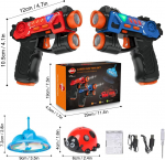 VATOS Infrapuna Lasertag Projektor Pardijahind Laskmism&auml;ng 2 M&auml;ngijat Cstag P&uuml;stolip&uuml;stolid M&auml;nguasi Siseruumim&auml;ng Lastele Poistele T&uuml;drukutele Kingitus
