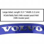 Esiv&otilde;re embleem m&auml;rk Tagaluugi m&auml;rk Volvo T6 S40 S60 S90 XC40 XC60 XC90 V40 V50 V60 V90 T5 T8 AWD C30 C70 S80 V70 XC70 jaoks