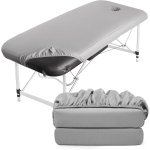6FT piimasiidist elastne massaažilaua kate, m&auml;&auml;rdumiskindel ilusalongi SPA massaažilaua kate, sobiv asenduslina (White,1.8m 6ft ) valge