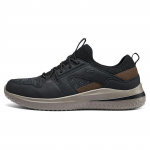 Skechers Delson 3.0 Mitmek&uuml;lgsed l&ouml;&ouml;gisummutavad vastupidavad madalad vabaajajalatsid Meeste tossud Must Hall 210797-BLK 39.5