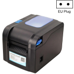 Xprinter XP-370B V&ouml;&ouml;tkoodiprinter Isekleepuv QR-koodi printer Silt R&otilde;ivasilt Termiline piletipress(&Uuml;hendkuningriigi pistik) gray