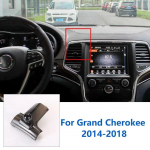 17mm spetsiaalsed kinnitused Jeep Grand Cherokee autotelefoni hoidiku, GPS-i toetava fikseeritud kronsteini, &otilde;hutusava aluse tarvikutele 2014-2018 2014-2018
