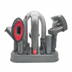 A84X-Koertehooldusotsikute komplekt Dyson tolmuimejatele DC58 V6V7V8V10 V11V15 Lemmikloomakarvade trimmerid eemalduspintslite otsikutega hall v&auml;rv
