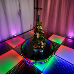 LED Platvorm Boks led 360 Foto Boks Masin Video Foto Boks S&uuml;ndmuse Boksi jaoks 360 peo jaoks Flight Case 100cm(3-5ppl)include shipping