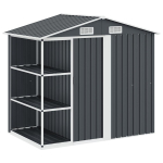 Aiamajake riiuliga antratsiithall 205 x 130 x 183 cm Raud