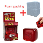 Dr Pepper x NeeDoh Nice Cube Pehme Pigistatav Fidget Kuubik Stressi Leevendus &Auml;revuse Leevendus Sensoorne M&auml;nguasi Lastele ja T&auml;iskasvanutele gray